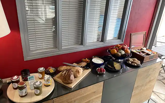 La table du petit déjeuner